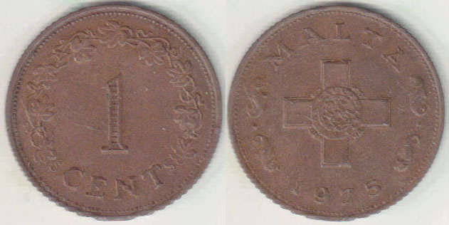 1975 Malta 1 Cent A008874
